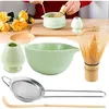 5-teiliges Matcha-Tee-Set – Bambus-Schneebesen, Löffel, Produktbild-Vorschau 4