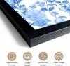 MuchoWow® MuchoWow® Gerahmtes Poster Blumen - Rosen - Blau Produktbild-Vorschau 3
