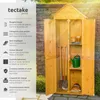 Armoire de jardin Kadi 80,5 x 60 x 213,5 cm - marron Voir les images du produit 2