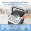 Eiswürfelmaschine Klein Ice Maker Leise, 2 Größen von Produktbild-Vorschau 3
