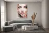 Muralo Leinwandbild Canvas Wandbild Frau GESICHT Porträt Produktbild-Vorschau 3