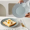 Teller set 4stück Ø21,4 cm Keramik Speiseteller Pastateller Produktbild-Vorschau 3