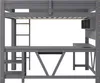 Letto a soppalco MODFU 90 x 200 Letto funzionale con Anteprima dell’immagine prodotto 7