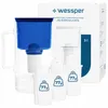 Wessper D2 BOROSILICATE Wasserfilterkanne 3 L Blau – Produktbild-Vorschau 1