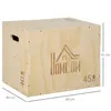HOMCOM Box Jump Plyometrie 3 in 1 Sprungboxgerät Produktbild-Vorschau 3