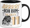 11. Geburtstag Geschenk Tasse Becher Jungs Pirat Arrrr Ich Produktbild-Vorschau 1
