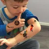 Oblique Unique 18 Temporäre Klebetattoos Kinder Tattoo Set Produktbild-Vorschau 2