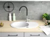 Granitspüle - Spülbecken - Küchenspüle - 58 x 42 cm - Weiß Produktbild-Vorschau 5