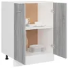 vidaXL Armoire basse Lyon Gris Sonoma 60x46x81,5 cm Voir les images du produit 4