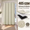 Tenda per porta beige, 110x203 cm, con oscuramento termico, Anteprima dell’immagine prodotto 3