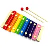 Kinder Glockenspiel mit 2 Schlägel 8 Farbigen Platten Produktbild-Vorschau 2