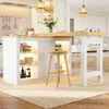 Uittrekbare eettafel met RGB-LED-verlichting, bestuurbaar Productafbeelding-voorbeeld 2