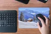 MuchoWow® Mauspad Mousepad Hütte in der Winterlandschaft Produktbild-Vorschau 3