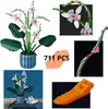 Stavebnice Orchidej, KOMPATIBILNÍ S LEGO, KVĚTINY v Náhled obrázku produktu 8