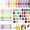 60 Stück Glasmarker, Silikon-Glasmarker, Glasmarker, Produktbild-Vorschau 1