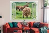 MuchoWow® Poster Ansicht - Gras - Schottisches Hochlandrind Produktbild-Vorschau 2