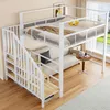 Flieks Etagenbett 140x200cm mit Treppe und Ablagen, Produktbild-Vorschau 2