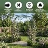 Arco da giardino - 220 cm, struttura in metallo per piante Anteprima dell’immagine prodotto 6