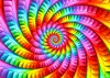 ENJOY Puzzle Regenbogen Psychedelische Spirale 1000 Teile Produktbild-Vorschau 2