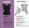 Laavir® Baby-Tragetasche Cord - Komfortable Bauchtrage mit Produktbild-Vorschau 7
