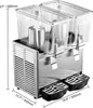 VEVOR 12L x 2 réservoirs Distributeur de boissons noir Voir les images du produit 8
