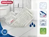 Mop heads laid out on a tiled floor in a bathroom setting. Produktbild-Vorschau