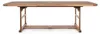 Ausziehbarer Gartentisch aus Akazienholz 100x180–240 cm Produktbild-Vorschau 11