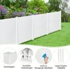 COSTWAY 2er Set Zaun, Steckzaun Gartenzaun, Produktbild-Vorschau 4