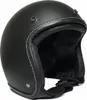 Casco Bogo 4 Finale in pelle, modello jet, nero opaco, Anteprima dell’immagine prodotto 1