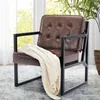 Designerski fotel COLAMY, wygodny tapicerowany fotel z Podgląd zdjęcia produktu 2