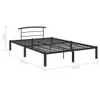 VidaXL 284659, Czarny, 150 cm, 2,1 m, 63 cm, 1400 x 2000 Podgląd zdjęcia produktu 6