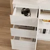 Sideboard mit 3 Schubladen und 2 Türen, Hochglanz-Kommode, Produktbild-Vorschau 6