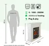 XARALYN Calgary elektrische haard, wandmodel, 1800 watt, 2 Productafbeelding-voorbeeld 4