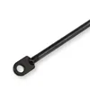 A close-up shot of a black metal gas strut with an eyelet fitting on a white background. Produktbild-Vorschau
