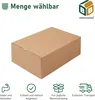200 x Faltkarton (400 x 400 x 100 mm) stabil 1-wellig Produktbild-Vorschau 1