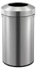 EKO - Urban Abfalleimer 90 Liter - Stainless steel   - Matt Produktbild-Vorschau 1