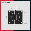 KOTARBAU® Závěsy skládací 90 x 95 mm z práškově lakované Náhled obrázku produktu 3