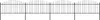 Gartenzaun mit Speerspitzen Stahl (1,25 - 1,5) x 6,8 m Produktbild-Vorschau 1