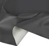 A close-up shot of a piece of dark gray faux leather fabric, folded to reveal a lighter gray underside. Podgląd zdjęcia produktu
