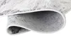 Tapis SKY Rond Moderne Gris Beige Salon 160 x 160 cm Voir les images du produit 5