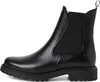 A black leather Chelsea boot shown from the side against a white background. Produktbild-Vorschau
