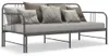 vidaXL Rozkladacia pohovka Grey Metal 90x200 cm Náhľad obrázku produktu 2