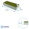 AllSpares CleanAir Plus Aktivkohlefilter (4St.) für Produktbild-Vorschau 2
