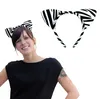Oblique Unique Haarreif Zebra Ohren Haarreifen für Fasching Produktbild-Vorschau 4