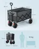 SONGMICS Faltbarer Bollerwagen, Transportwagen 200 L, Produktbild-Vorschau 9