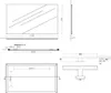Wandspiegel 120x70 mit verchromter Badleuchte Produktbild-Vorschau 4