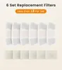Oneisall 6pcs Ersatzfilter für 3,5L Edelstahl Katzenbrunnen Produktbild-Vorschau 2