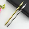 Balpen - Set van 4 - Metalen balpen in slanke vorm - Productafbeelding-voorbeeld 4