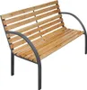 vidaXL Záhradná lavička 112 cm z masívneho jedľového dreva Náhľad obrázku produktu 5