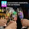 32 Stück LED-Eiswürfel, leuchtende wiederverwendbare Produktbild-Vorschau 2